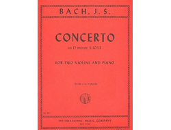 Bach, J.S. Concerto d-moll BWV1043: for 2 violins and piano