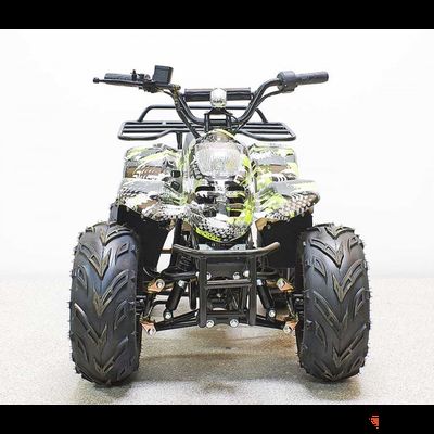 Квадроцикл GreenCamel Gobi K51 (30Ah 36V 800W R7 Цепь) быстросъем, ножной тормоз, pеленый экстрим