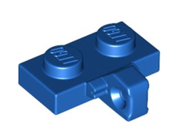 Hinge Plate 1 x 2 Locking with 1 Finger on Side without Bottom Groove, Blue (44567b / 6055414 / 6266252)