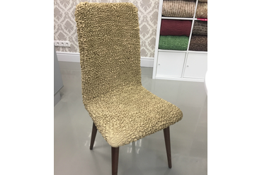 ЧЕХОЛ НА СТУЛ МИКРОФИБРА КОФЕЙНЫЙ.ИТАЛИЯ