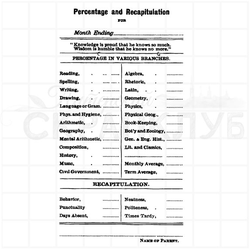 Штамп фоновый табель