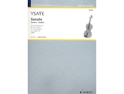 Ysaye Sonate pour 2 violons solo.  Urtext