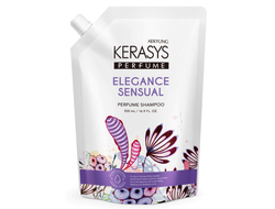 KeraSys Шампунь парфюмированный «элеганс» Elegance&sensual parfumed shampoo (500 мл) (рефил)