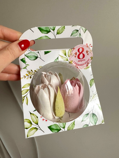 тюльпаны из зефира