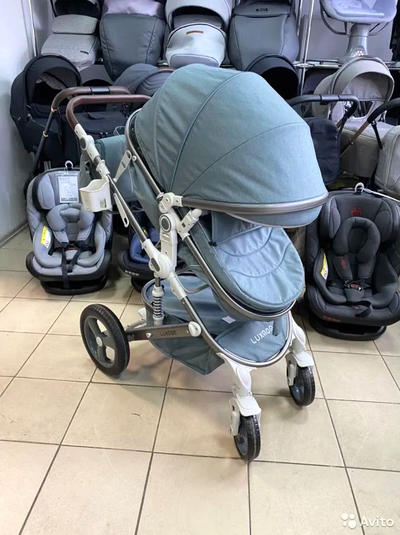 Детская коляска 3 в 1 Luxmom 518 Зеленый