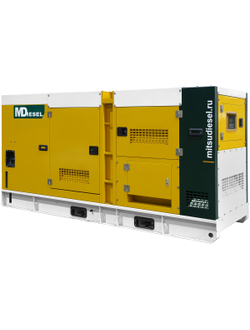 Резервный дизельный генератор МД АД-150С-Т400-1РКМ29 в шумозащитном кожухе
