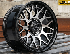 Комплект дисков R18 9,0J ET+0 6*139,7 FBX 181-8 Черный с полированными лучами (R633)