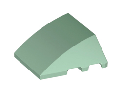 Wedge 4 x 3 Triple Curved No Studs, Sand Green (64225 / 6284414)