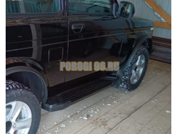 Пороги на Lada NIva 4x4 3d Start Black