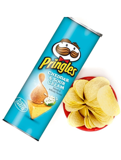 Pringles Cheddar & Sour Cream 158g (14 шт)