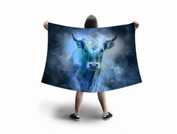 Флаг большой с символикой "Быка" №19