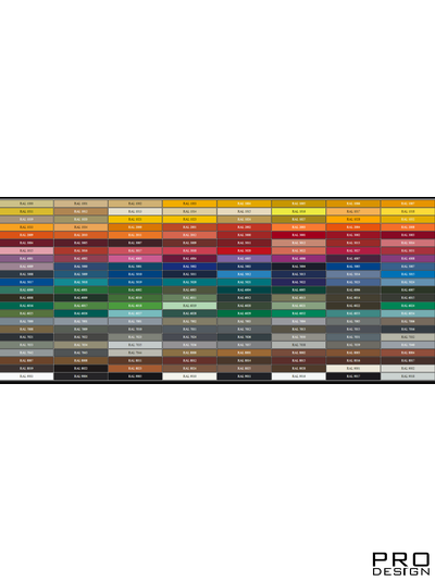 Порошковая покраска алюминиевого профиля по RAL