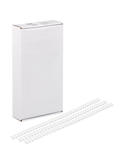 Пружины для переплета металлические Promega office 4,8мм белый 100 штук в упаковке