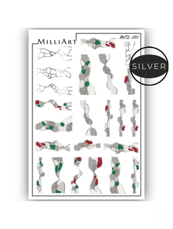 Слайдер-дизайн MilliArt Nails Металл MTL-110