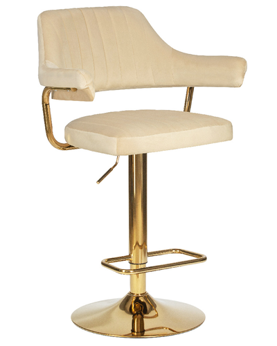 Стул барный LM-5019 велюр Gold