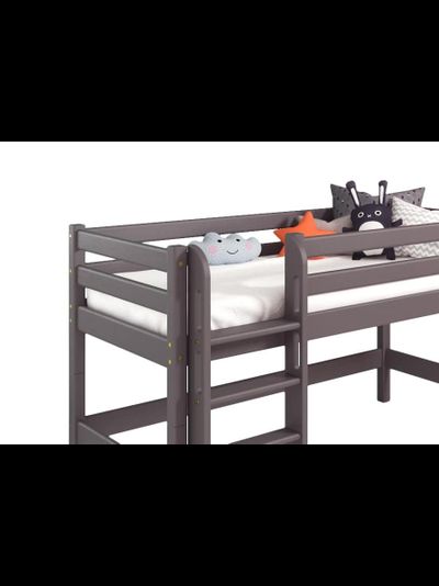 Низкая кровать "Соня" с прямой лестницей Вариант 11