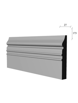 плинтус напольный П-10