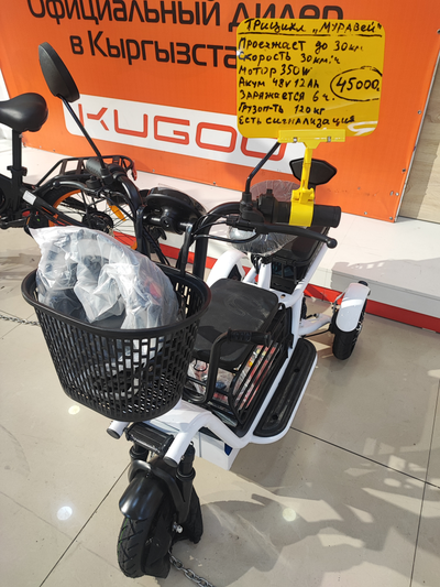 Мини электро трицикл