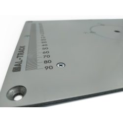 Пластина универсальная для установки фрезера в стол 350*250 мм. с гравировкой линеек