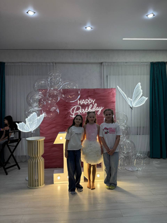 ФОТОЗОНА ИЗ ШАРОВ "PINK-PARTY"