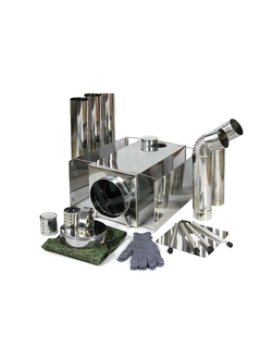 Печка-пошехонка средняя с экраном 31л