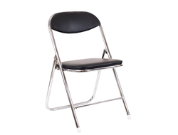 Стул Everprof Joker Chrome Экокожа Черный