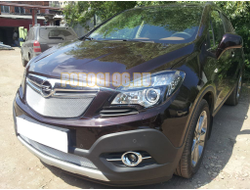 Защита радиатора Opel Mokka 2012- chrome низ