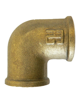 Колено из латуни Guidi Marine 0090 0090#100005 90° 3/4” обе внутренние резьбы