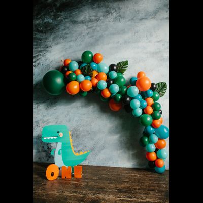 Оформление детского годовасия в стиле "Дино" "№ 1461