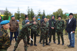  Соревнования по военно-прикладным видам  спорта на родине героя Советского Союза  П.М.Гаврилова  в  с. Альвидино 