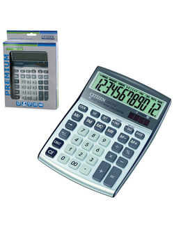 Калькулятор настольный CITIZEN CDC-112WB, МАЛЫЙ (175x130 мм), 12 разрядов, двойное питание