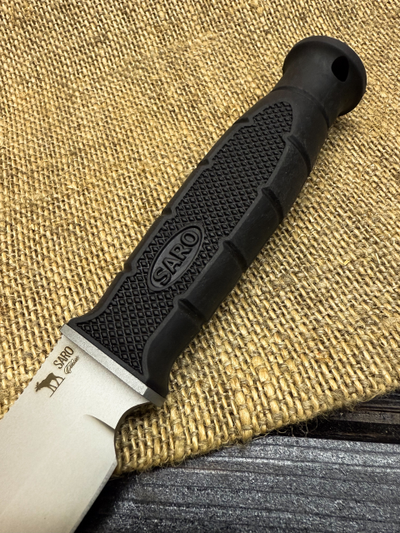 Тактический нож Нерпа-2 сталь AUS6, рукоять резина, ножны ABS