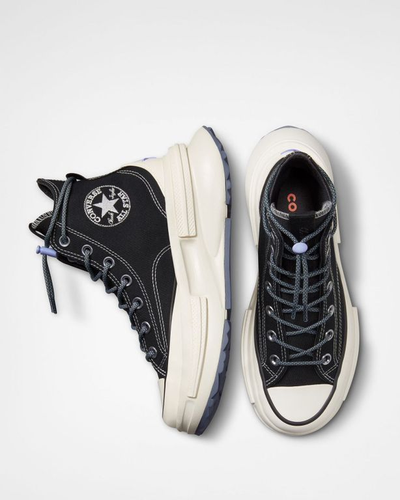 Купить с хорошей скидкой черные Кеды Converse Run Legacy CX Utility с белой строчкой A05015C