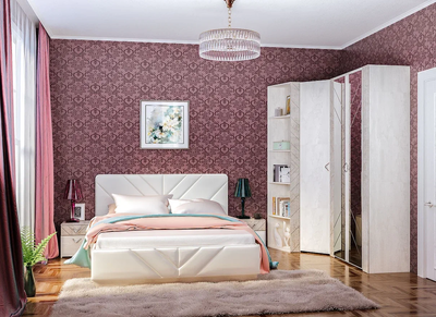 Шкаф Амели однодверный 08.49 Шелковый камень