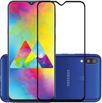 Защитное стекло Perfeo для Samsung M20 (черная рамка)