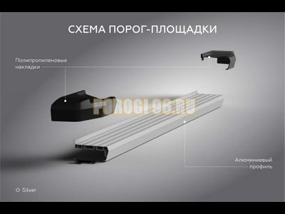 Порог-площадка "Start" для Jetour X70 Plus 2023-