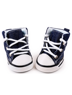 Джинсовые кеды для собаки