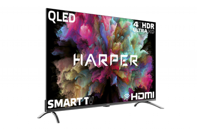 Телевизор Harper 50Q850TS  50"  4K Smart TV  Черный
