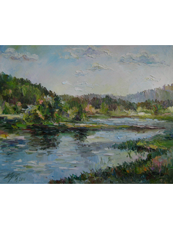 Пейзаж Тихая заводь.Северный Урал Круглова Ирина