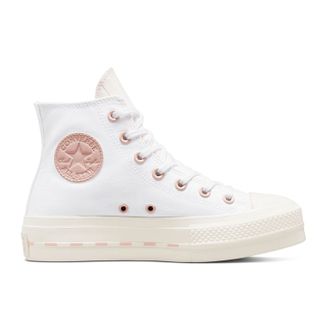 Кеды Converse Lift белые высокие на платформе