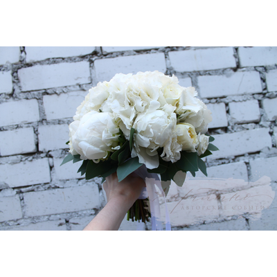 Букет невесты &amp; Бутоньерка № 1343