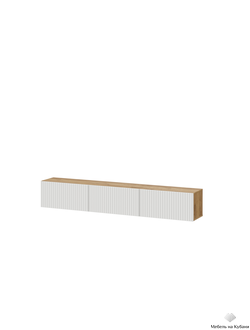 Байкал Тумба Дуб Золотой/Белый матовый