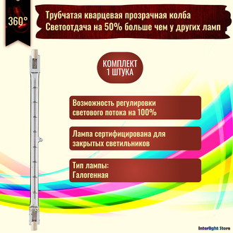 Muller Licht HS-515A 150w 117.6mm 220-240v R7s