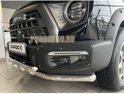 Защита переднего бампера с перемычками d60/42 для Haval Dargo X 2023-