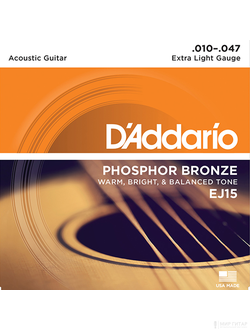 D`Addario EJ15 Phosphor Bronze (10-47)