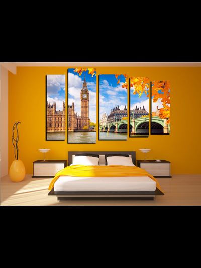 Модульная картина &quot;Часы на башне&quot;