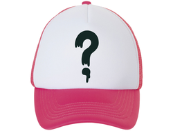 Кепка с Вашим Дизайном (Розовая с Сеткой)