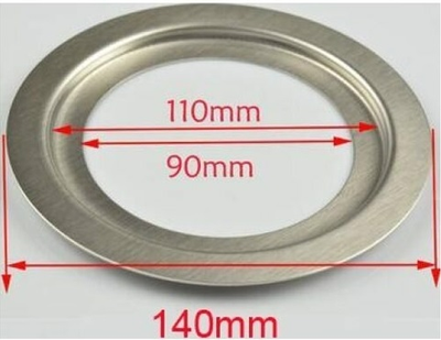 Адаптер для измельчителя пищевых отходов со 140 мм на 90 мм