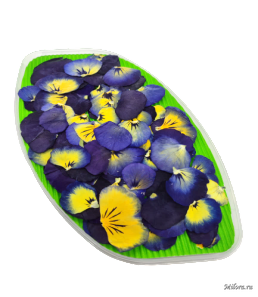 Плоские съедобные лепестки-ЗОЛОТОЙ САПФИР