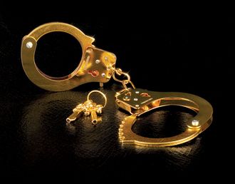 Золотистые наручники Metal Cuffs, Pipedream, США
